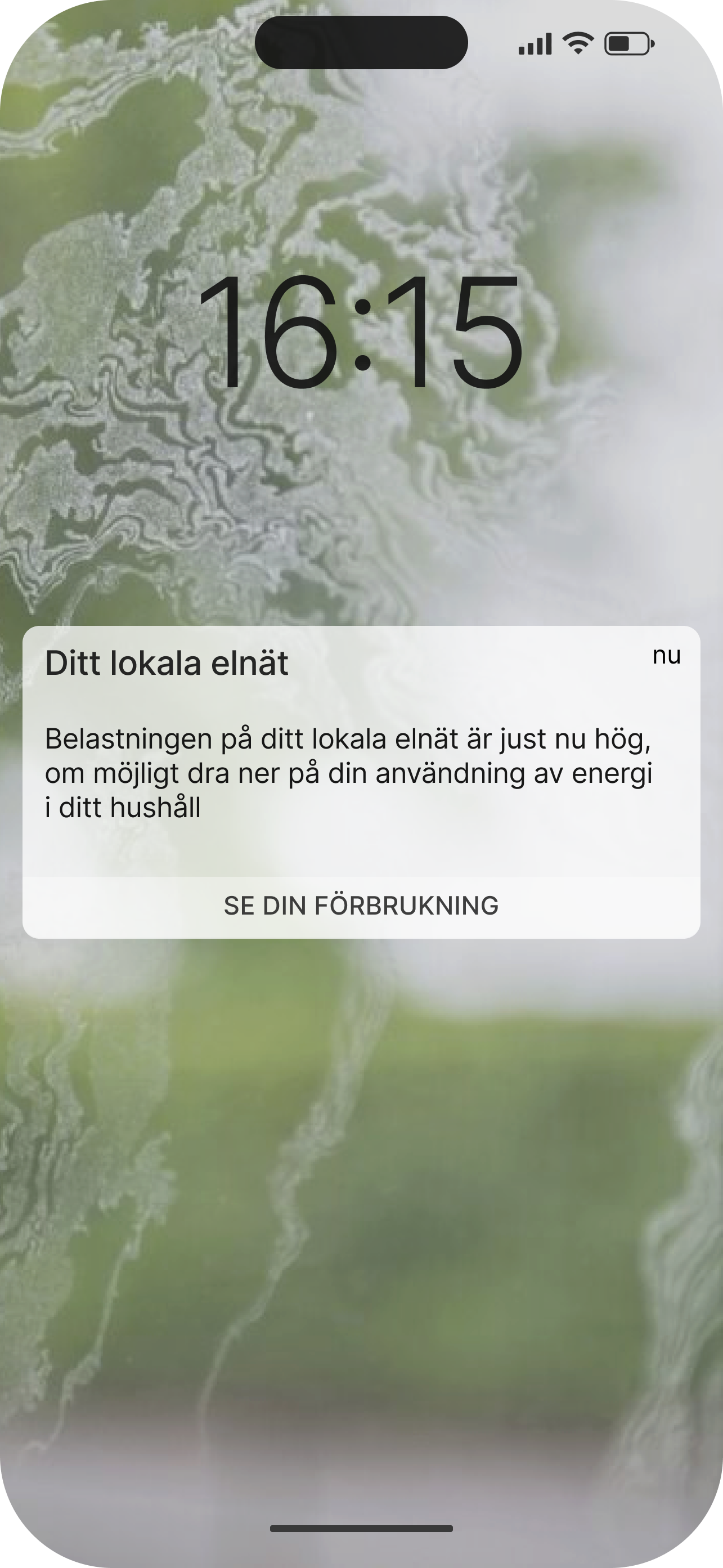 App concept for prosumers